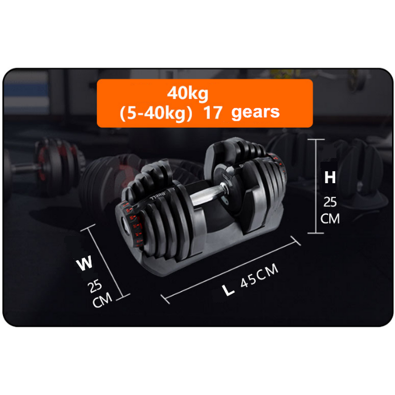 Adjustable Dumbbell Set Factory - Hot Sales Gym Fitness Body Building 24Kg Weights