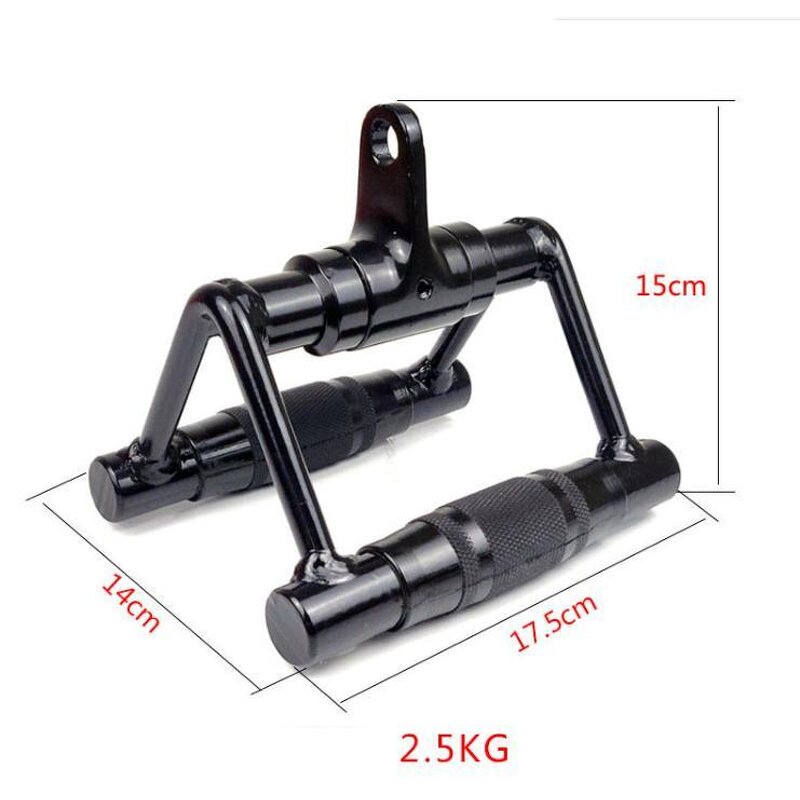 T-bar Rowing Handle Manufacturer - 360 Degree Rotation V-shaped Back Strength Training Smith Machine Accessories