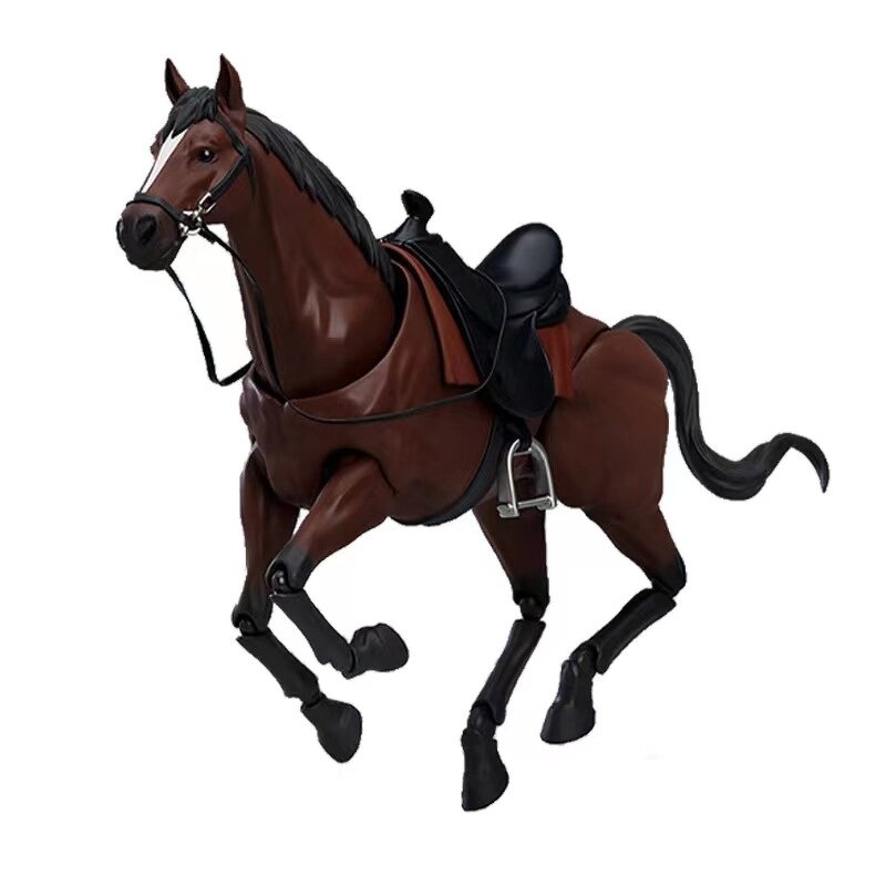 Horse Toy Model Factory - Popular Detachable PVC Horse 15cm High for Kids Home Display