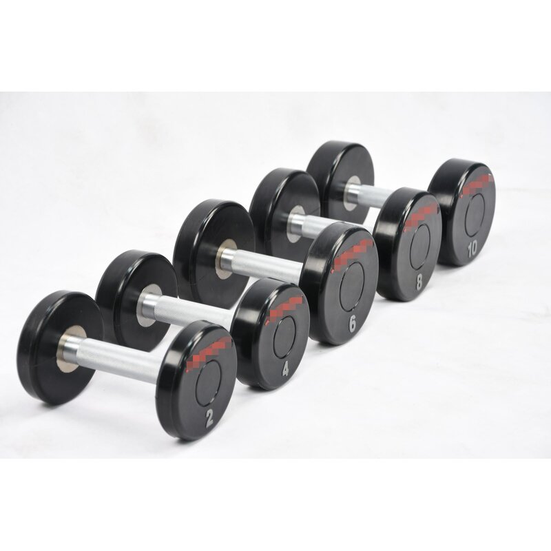 CPU Dumbbell Set Manufacturer - Top Quality Round Steel Gym Equipment Weight Lifting