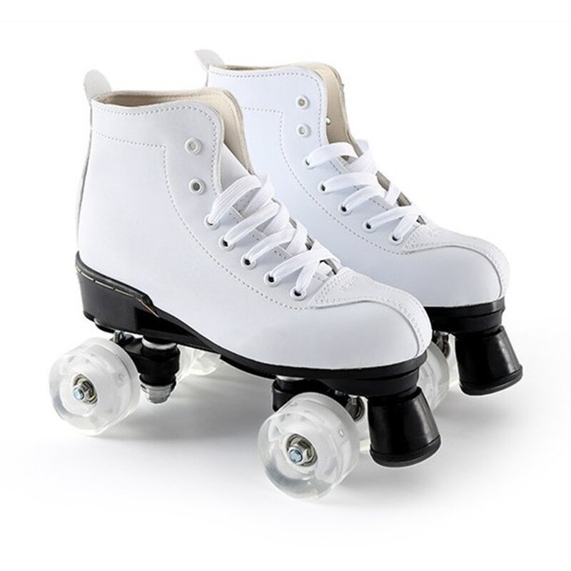 Roller Skate Manufacturer - Durable Two-row Four Wheels Attachable Flashing