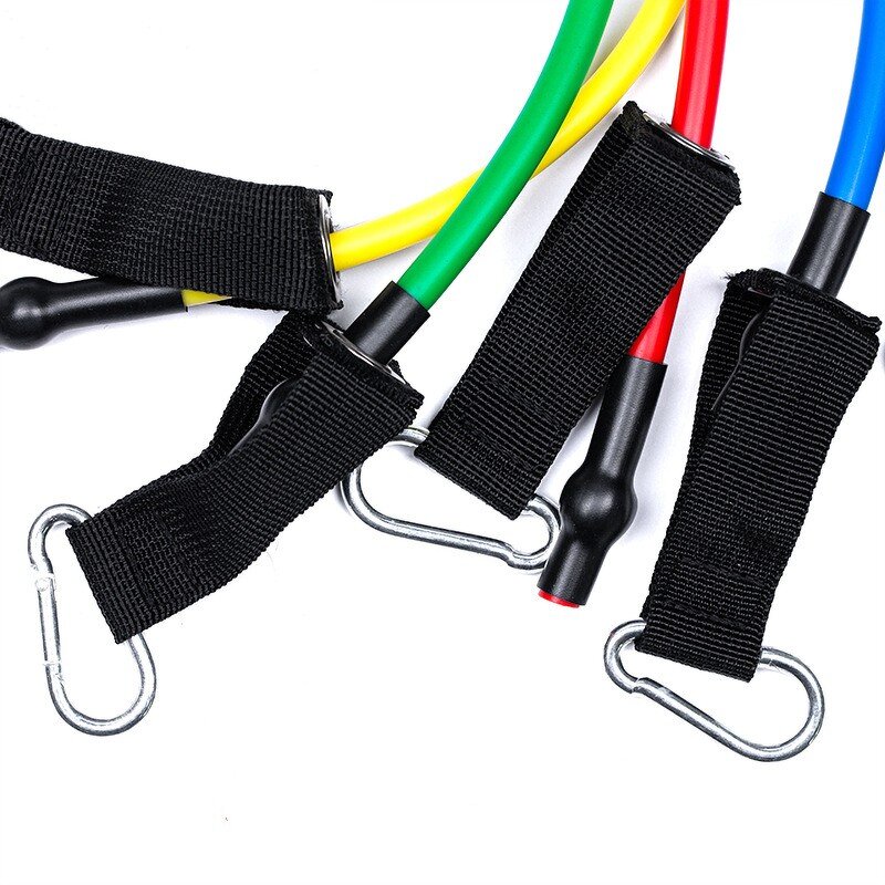 Resistance Bands Set Factory - 11PC Premium Workout Bands with Door Anchor Handles and Ankle Straps