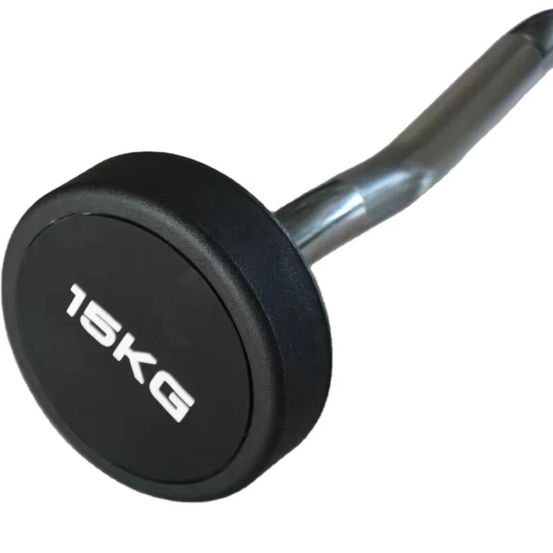 Round Steel Barbell Factory - High Quality PEV Weight Lifting Barbell Eco Friendly 10 to 50 kg