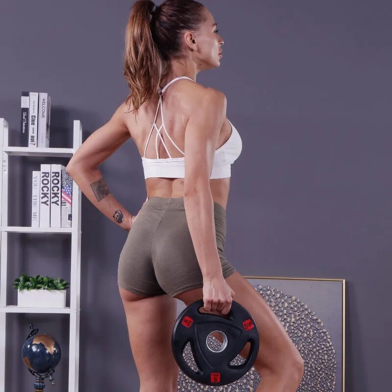 Rubber Weight Plates Factory - On Sale Gym Cast Iron with Grip Hole Weight Lifting