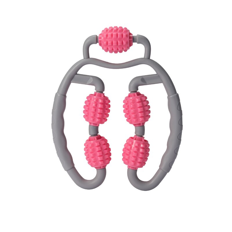 Yoga Leg Clamp Manufacturer - Body Building 5 Wheel Leg Ring Massager Roller Fitness Muscle Relaxation