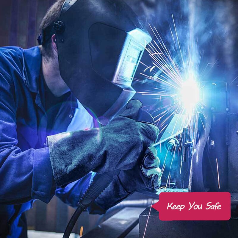 Leather Gloves Manufacturer - Cowhide BBQ Grilling Welding Heat Resistant Fire Proof