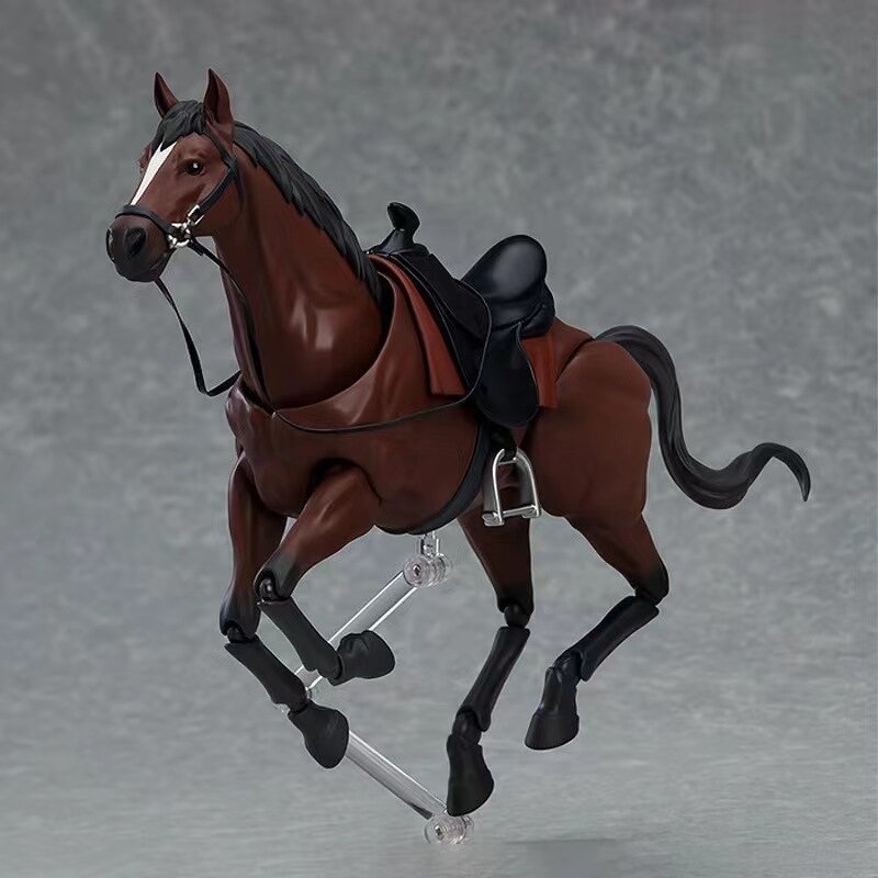 Horse Toy Model Manufacturer - Popular Detachable PVC Horse 15cm High for Kids Home Decoration