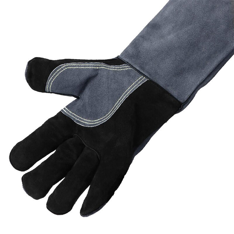 Leather Gloves Manufacturer - Cowhide BBQ Grilling Welding Heat Resistant Fire Proof