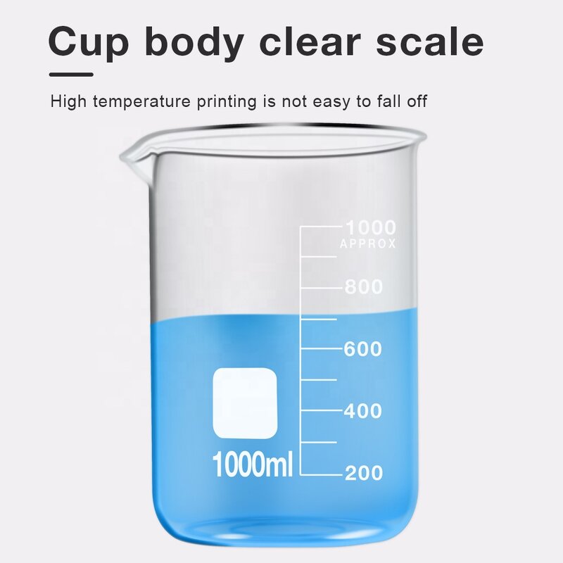 Borosilicate Glass Beaker Factory - OEM/ODM Custom Laboratory Beakers 100ml Borosilicate Glass Mugs for School