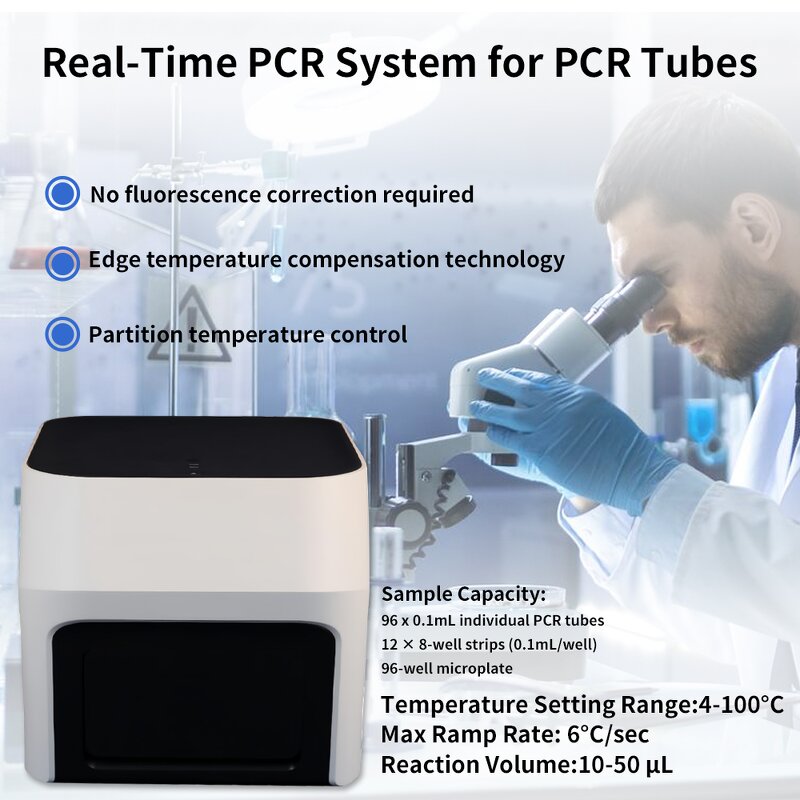 Real-time PCR Instrument Manufacturer - OEM/ODM Custom Wholesale Real-time Four Channel Fluorescence Quantitative PCR