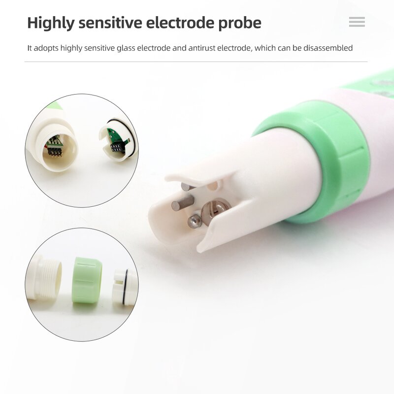 Water Quality Tester Manufacturer - OEM/ODM Custom BLE-9901 Water Quality Tester 3 in 1 Temperature TDS PH Meter APP