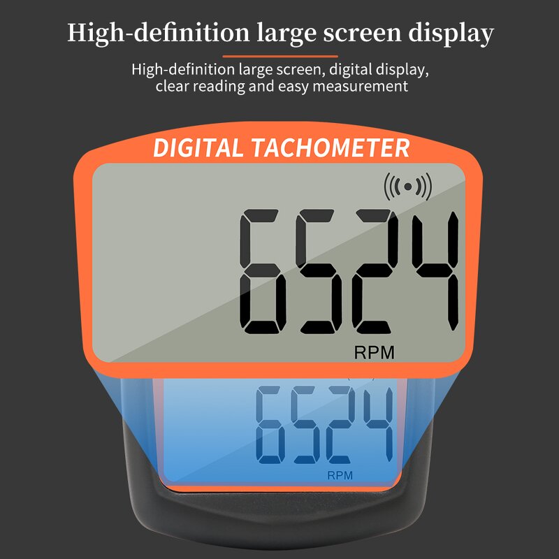 Laser Tachometer Manufacturer - OEM/ODM Custom DT-2234C+ LCD Speedometer Digital Tachometer Laser Tachometer Gauge