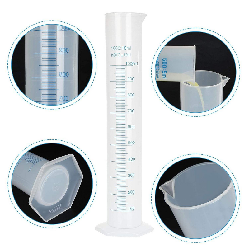 Measuring Cylinder Manufacturer - OEM/ODM Custom Factory Wholesale 10ml 1000ml Laboratory Plastic Measuring Cylinder