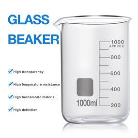 Clear Glass Beakers Manufacturer - OEM/ODM Custom Factory Direct 100ml 5000ml Clear Glass Beakers Directly From Lab