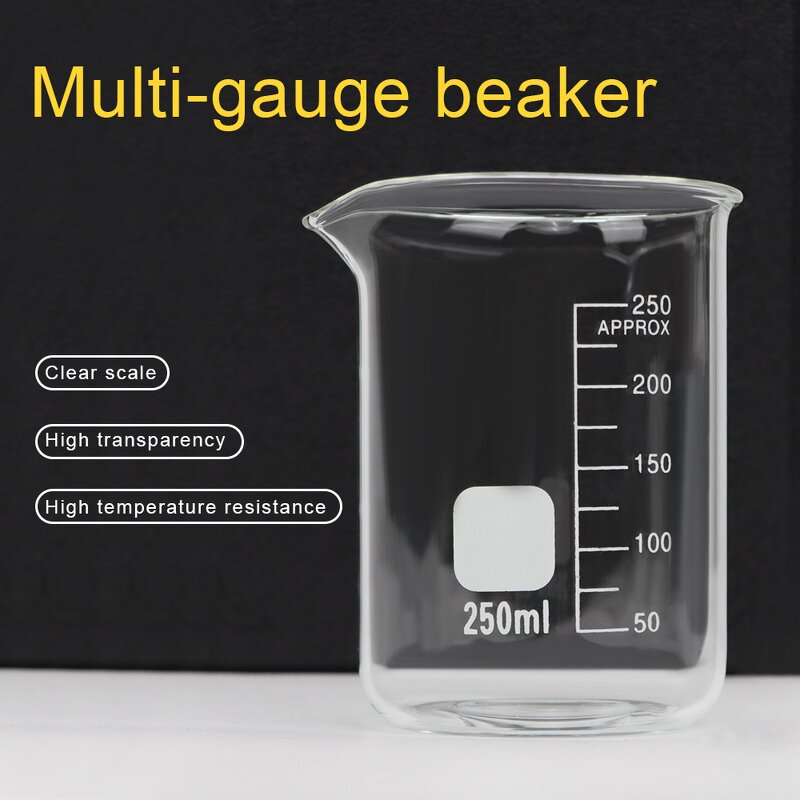 Clear Glass Beakers Manufacturer - OEM/ODM Custom Factory Direct 100ml 5000ml Clear Glass Beakers Directly From Lab