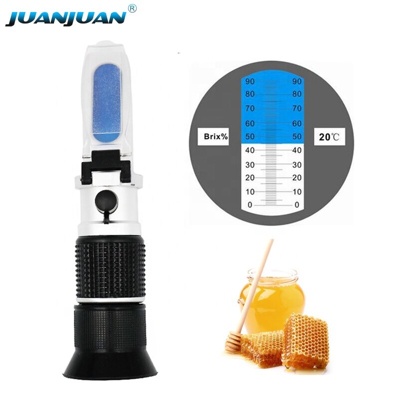 Portable Brix Refractometer Manufacturer - OEM/ODM Custom Portable Hand Held 0-90% Brix Refractometer for Beer Wine Alcohol