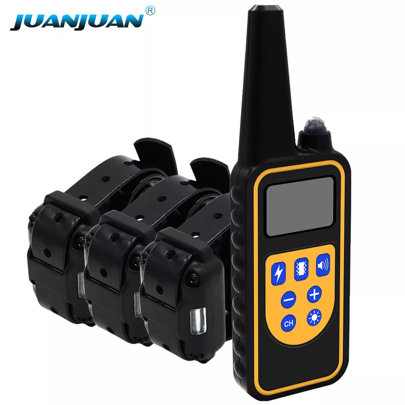 LCD Display Dog Training Collar Factory - OEM/ODM Custom LCD Display Waterproof Rechargeable 800M Remote Control Pet Collar