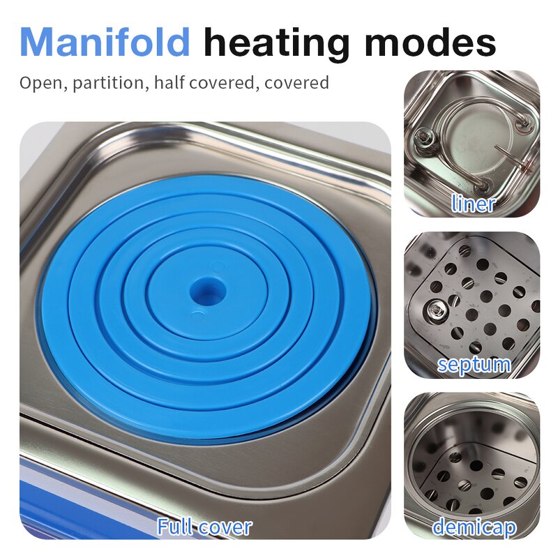 Digital Thermostatic Water Bath Factory - OEM/ODM Custom 1 Hole Digital Thermostatic Water Bath 3.5L Anti-dry Burning