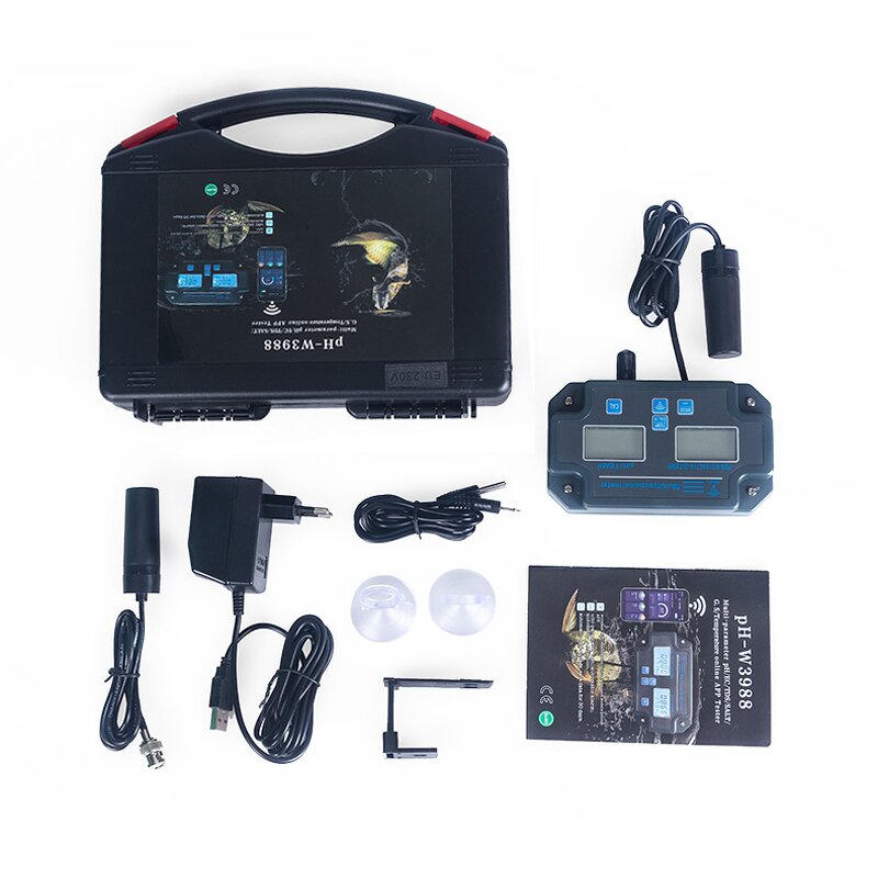 Online Wifi PH Monitor Factory - OEM/ODM Custom Online Wifi Digital PH Monitor Wireless PH Meter 6 in 1 TDS EC