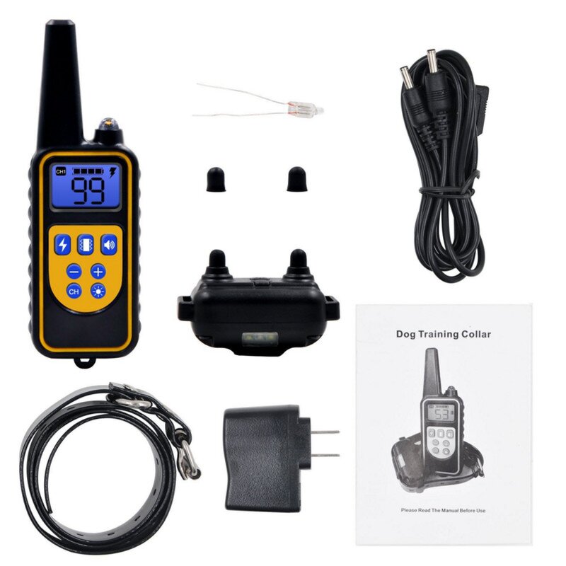 Waterproof Dog Training Collar Manufacturer - OEM/ODM Custom 800m Electric Pet Dog Training Collar Waterproof Anti Barking