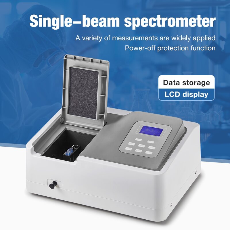 Spectrophotometer Manufacturer - OEM/ODM Custom Factory UV-Vis Analytical Spectrophotometry Equipment Single Beam