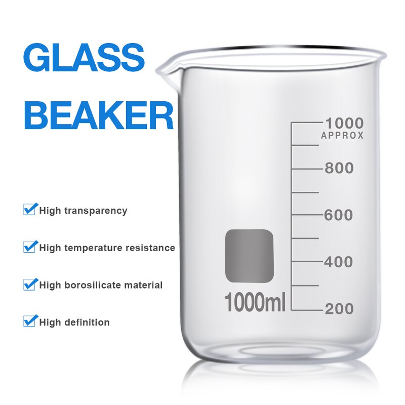 Heat Resistant Glass Beaker Factory - OEM/ODM Custom High Quality 250ML Heat Resistant Glass Beaker Laboratory Cups
