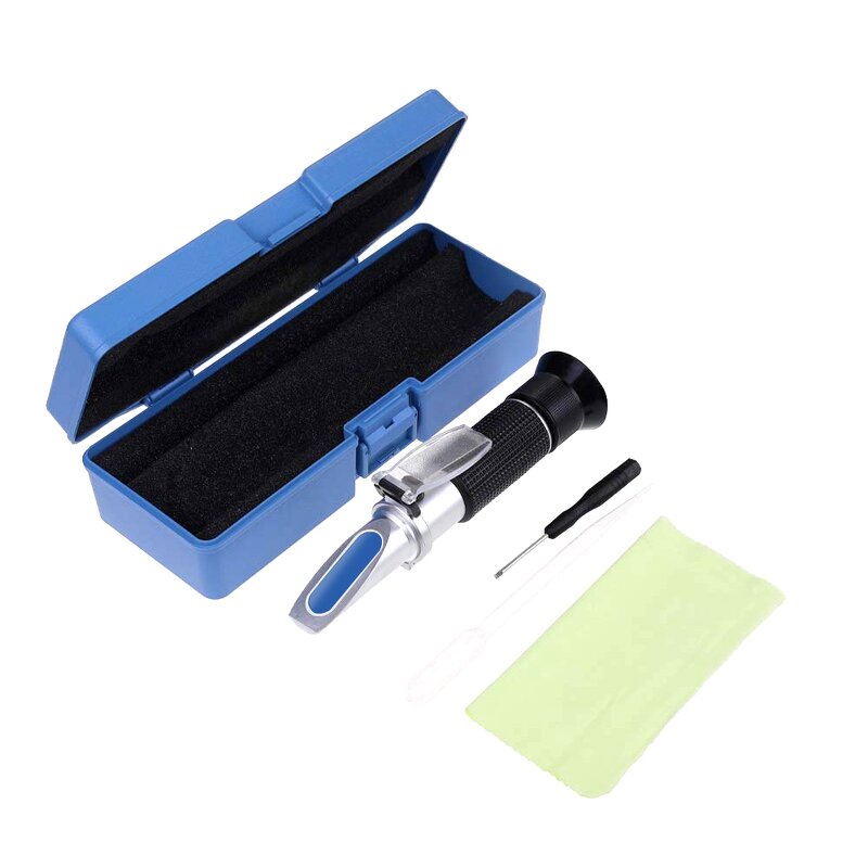 Salinity Refractometer Manufacturer - OEM/ODM Custom 0-10% Aquarium Salt Water Portable Salt Salinity Meter Tester ATC