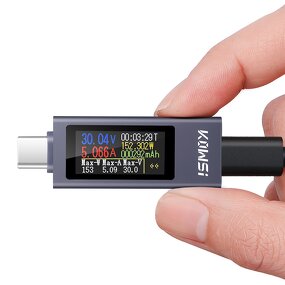 USB Detector Factory - OEM/ODM Custom 2024 USB Detector Voltmeter Ammeter USB Tester Voltage Current Tester