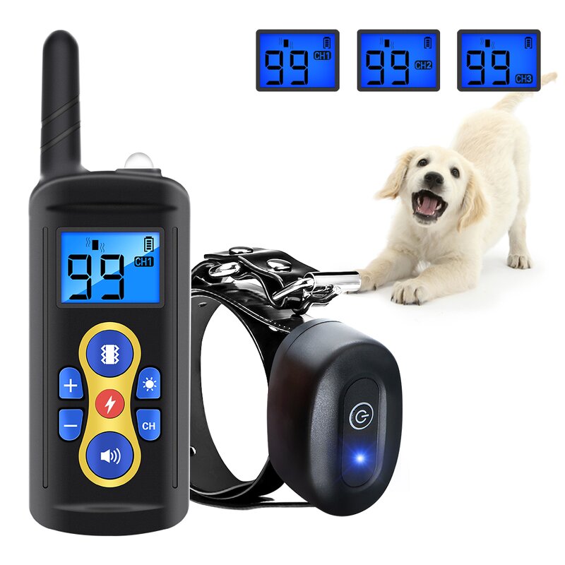 Anti Barking Pet Dog Collar Factory - OEM/ODM Custom T-600 Rechargeable Waterproof Anti Barking Pet Dog Shock Collars