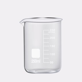 Heat Resistant Glass Beaker Factory - OEM/ODM Custom High Quality 250ML Heat Resistant Glass Beaker Laboratory Cups