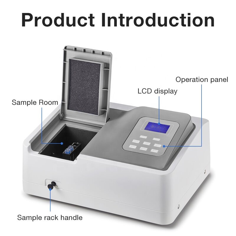 Spectrophotometer Manufacturer - OEM/ODM Custom Factory UV-Vis Analytical Spectrophotometry Equipment Single Beam