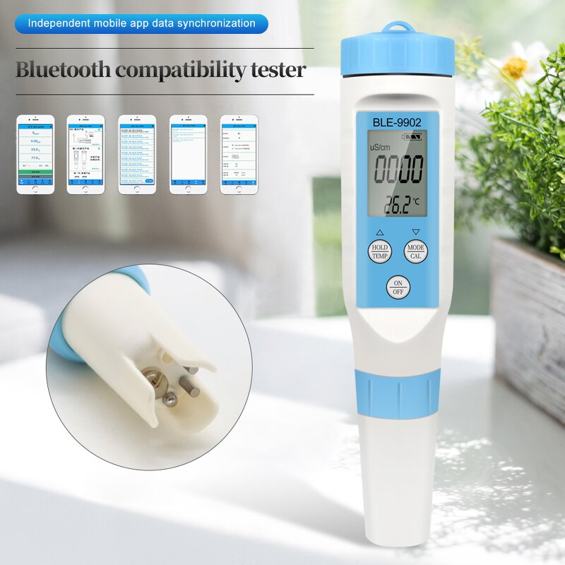 Pen Type Water Quality Tester Factory - OEM/ODM Custom YINMIK BLE-9902 Pen Type Waterproof Water Quality Tester 3 in 1