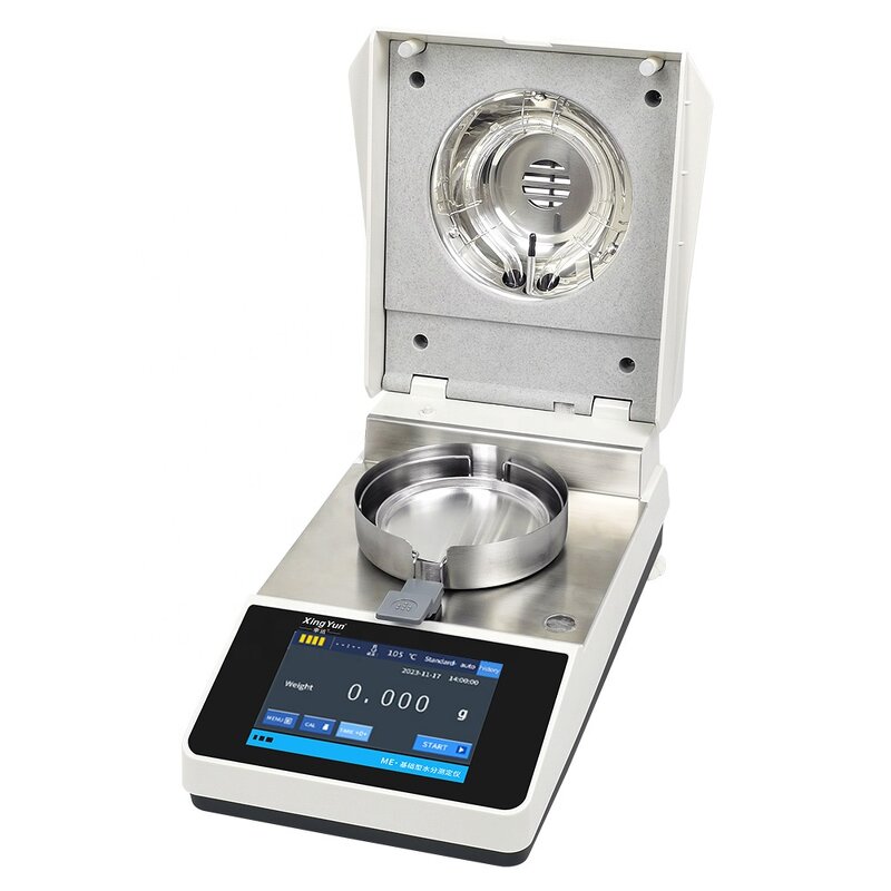 Moisture Analyzer Factory - OEM/ODM Custom Laboratory 110g10mg High Accuracy Touch Screen Moisture Content Analyzer