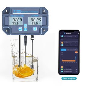 Online Water Quality Tester Factory - OEM/ODM Custom Online Water Quality Tester 6-in-1 Multifunction Smart Monitor APP