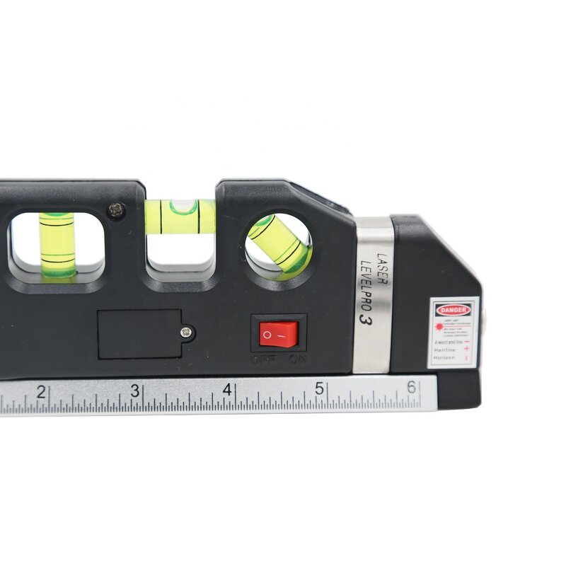 Laser Range Finder Factory - OEM/ODM Custom Multipurpose Laser Range Finder Horizon Vertical Measure Tape Aligner Bubbles