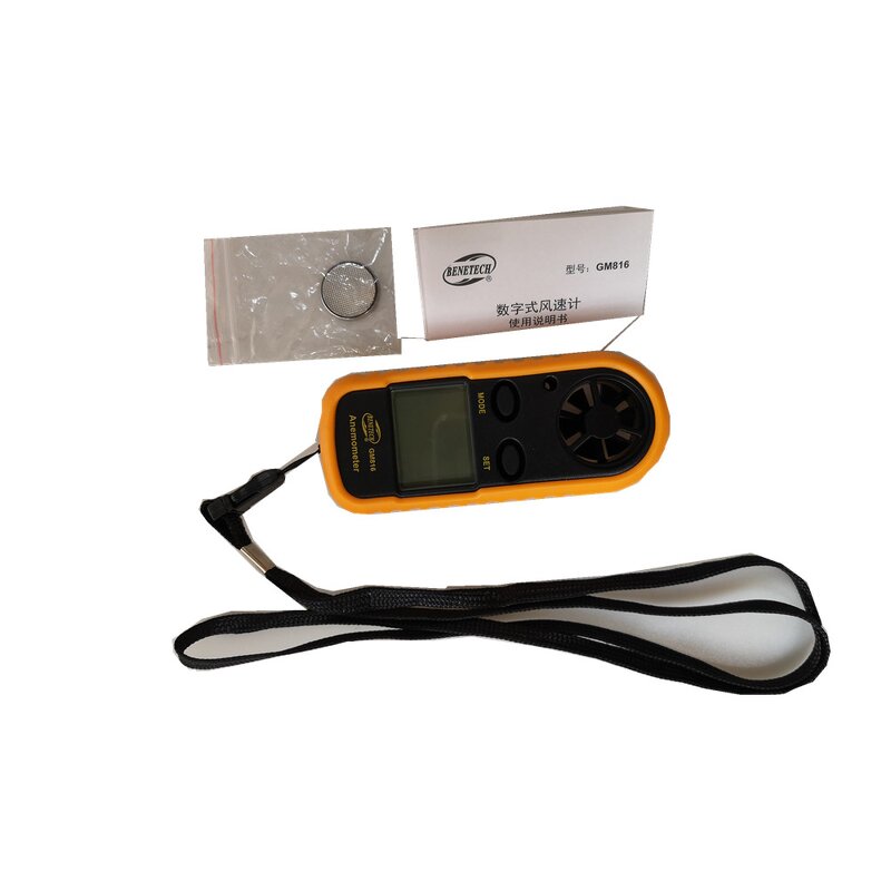 Anemometer Factory - OEM/ODM Custom GM816 Anemometer Price LCD Hand Held Anemometer Air Velocity Wind Speed Meter