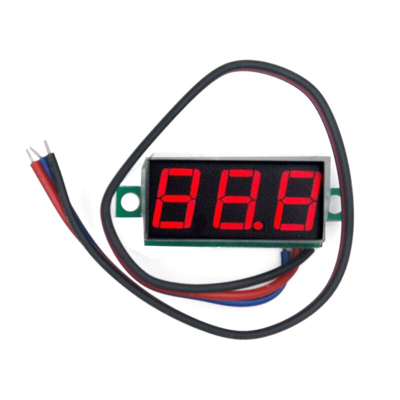 Digital Voltmeter Factory - OEM/ODM Custom Red LCD Display Mini 0.28" DC Digital Voltmeter Panel Mount Voltage Tester