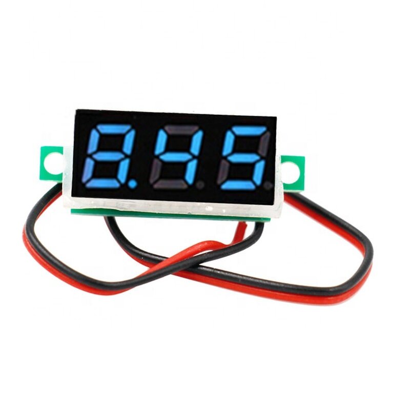 Digital Panel Voltmeter Manufacturer - OEM/ODM Custom LCD Digital Panel Voltmeter DC 2.4V-30V 0.28 Inch for Motorcycle Car