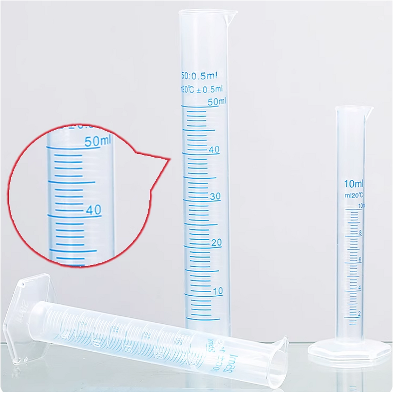 Measuring Cylinder Manufacturer - OEM/ODM Custom Factory Wholesale 10ml 1000ml Laboratory Plastic Measuring Cylinder