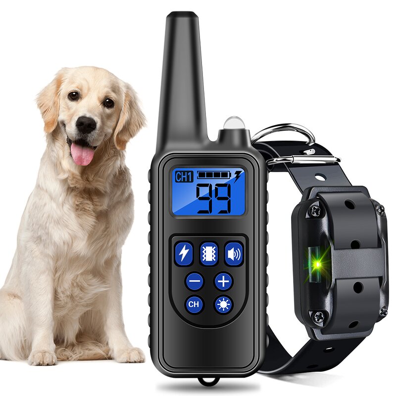 Rechargeable Dog Training Collar Factory - OEM/ODM Custom Rechargeable Dog Training Collar Pet Training Device Waterproof