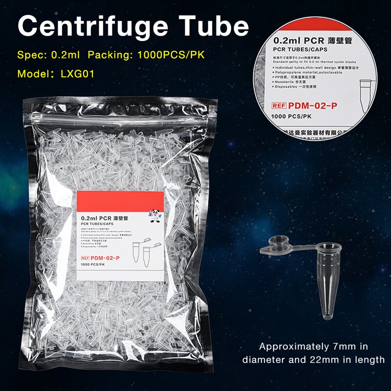 Centrifuge Tube Factory - OEM/ODM Custom Wholesale Laboratory 0.2ml-10ml Plastic Conical Centrifuge Tube Threaded