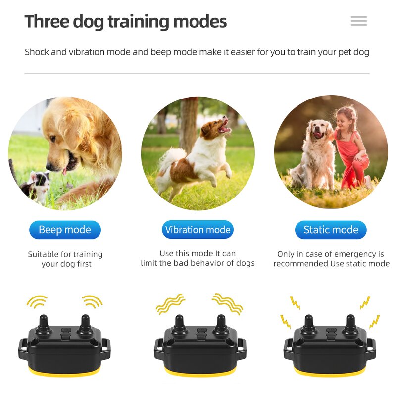 Waterproof Rechargeable Dog Collar Factory - OEM/ODM Custom Waterproof Rechargeable LCD Display Remote Control 800m Dog Collar