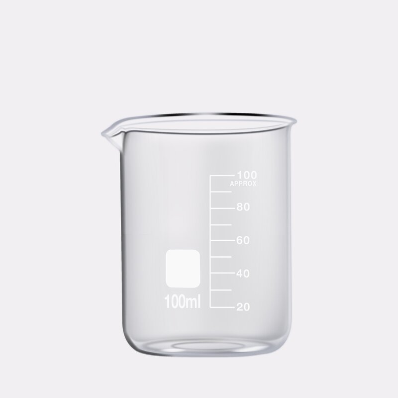 High Temperature Beaker Manufacturer - OEM/ODM Custom New Arrived High Temperature Resistance 100ml Beaker Low Form Glass
