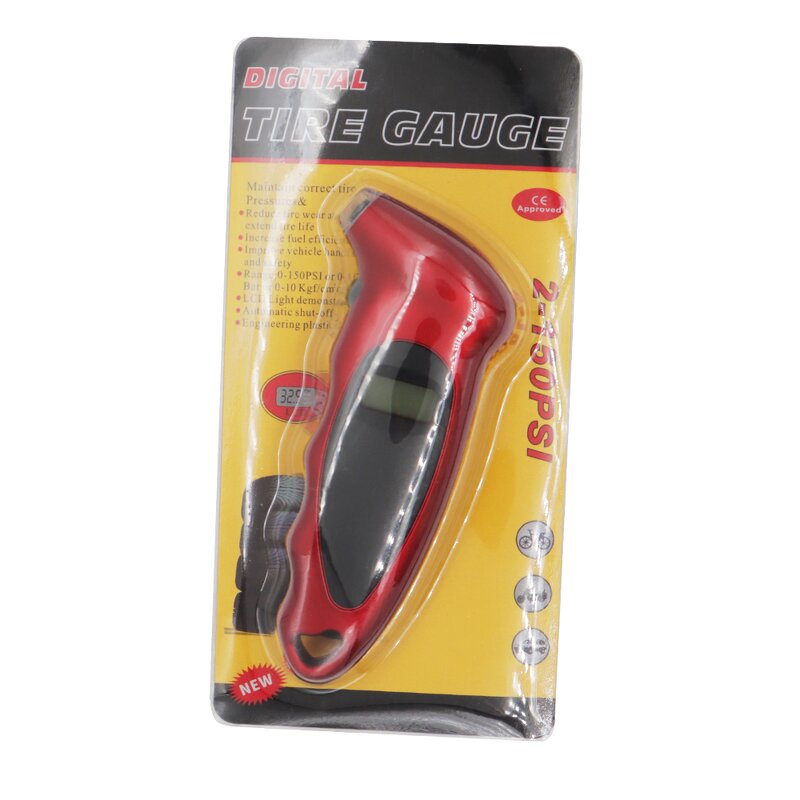 Digital Tire Gauge Factory - OEM/ODM Custom Digital Tire Gauge 150PSI LCD Display Car Tyre Air Pressure Gauge Backlight
