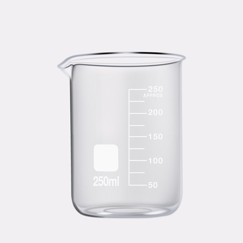 Glass Beaker Factory - OEM/ODM Custom Laboratory Supplies 25ML Glass Beaker Transparent Thickened with Scale