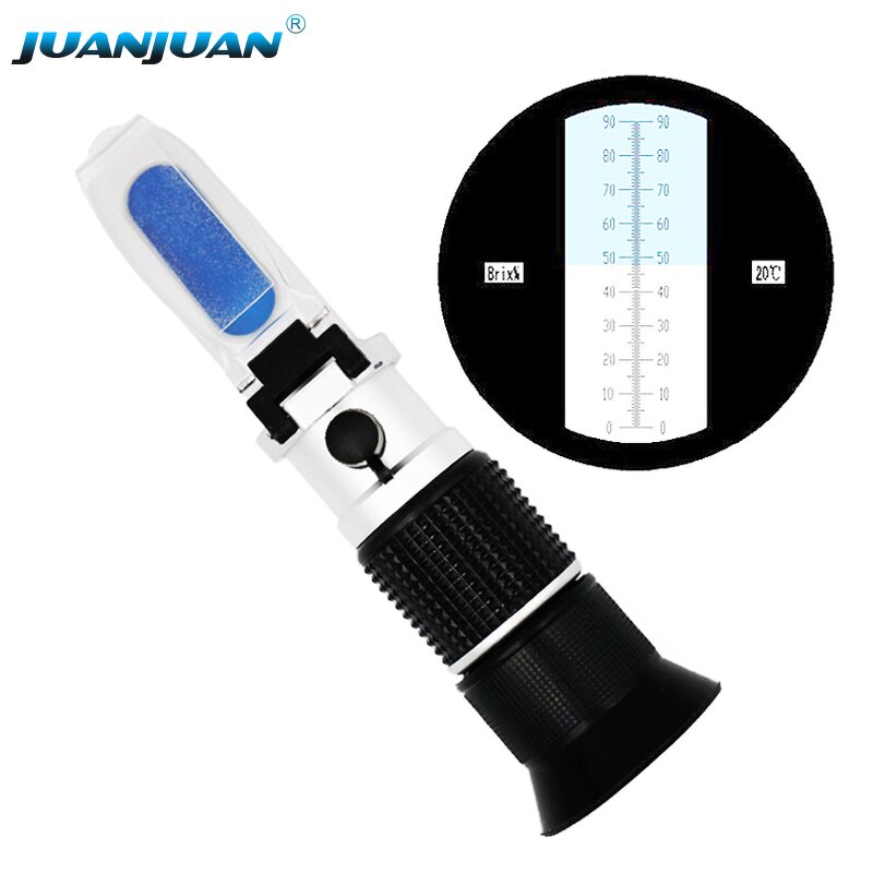 Portable Brix Refractometer Factory - OEM/ODM Custom Factory Price Portable ATC Hand Held 0-90% Brix Refractometers Meter