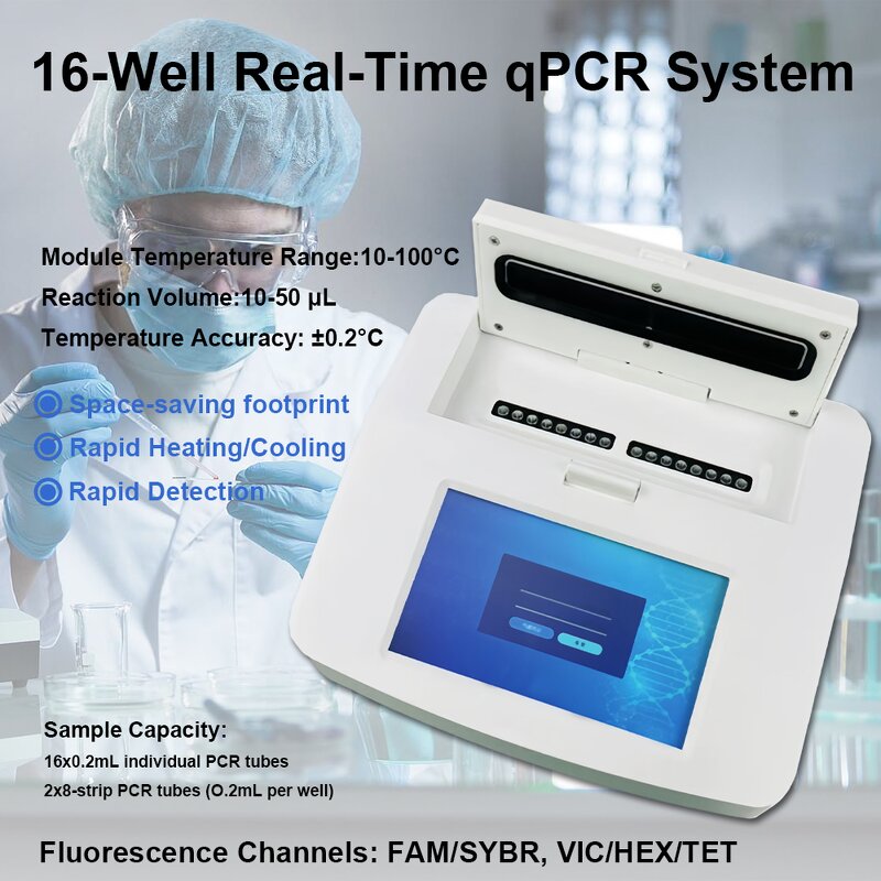 Real-time Fluorescent PCR Manufacturer - OEM/ODM Custom Wholesale Laboratory Dual Channel Real-time Fluorescent Agent PCR
