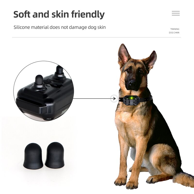 Rechargeable Dog Training Collar Factory - OEM/ODM Custom Rechargeable Dog Training Collar Pet Training Device Waterproof