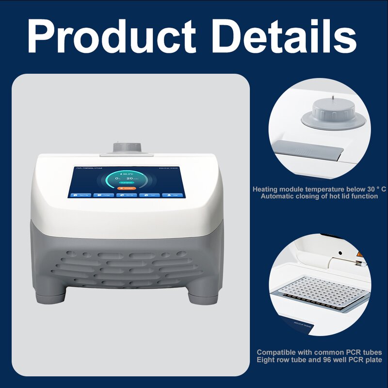 Gradient PCR Thermal Cycler Factory - OEM/ODM Custom Wholesale Lab Fast Testing Real Time Gradient PCR Thermal Cycler