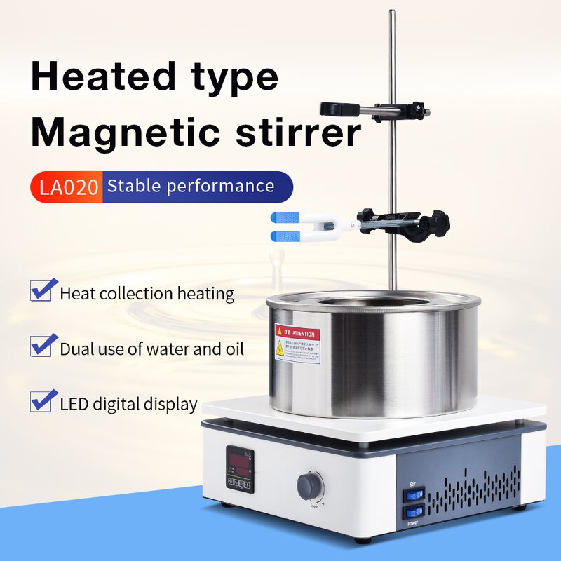 Heated Magnetic Stirrer Manufacturer - OEM/ODM Custom Small Heated Magnetic Stirrer Electric Heating Mixer Water Oil Bath